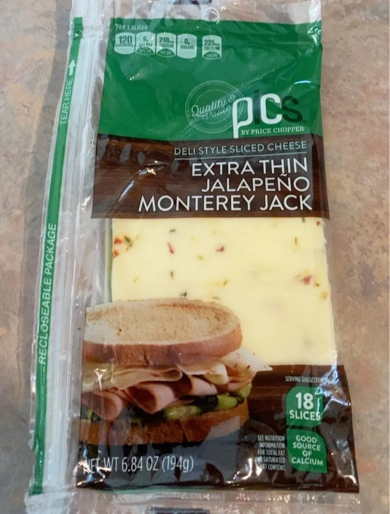 EXTRA THIN JALAPENO MONTEREY JACK
