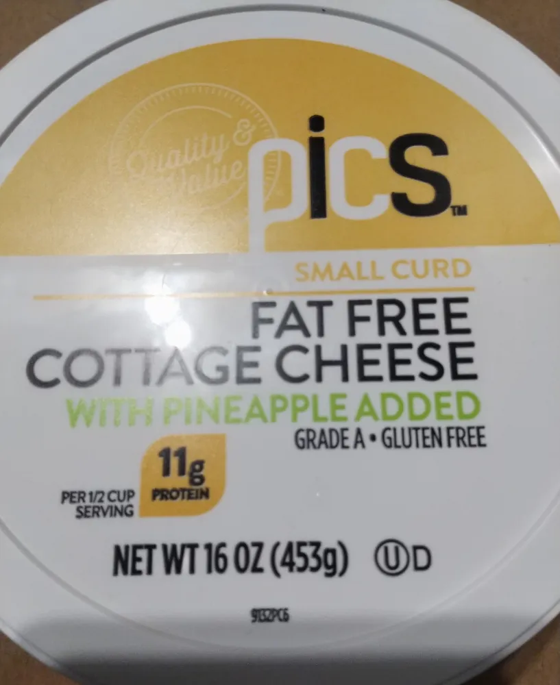 Fat Free Cottage Cheese with Pineapple