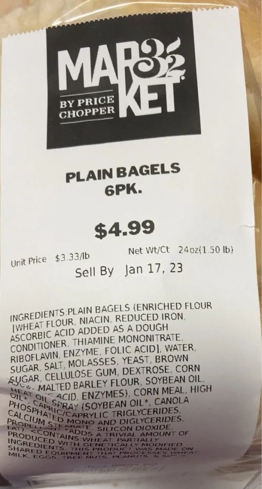 Plain bagel