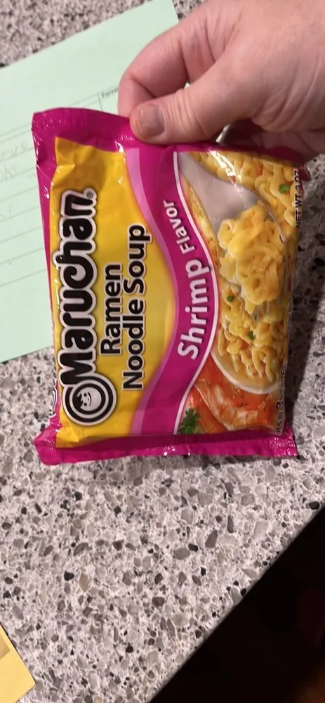 Ramen Noodle Soup Shrimp Flavor