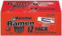 Maruchan instant lunch beef ramen noodle baby count