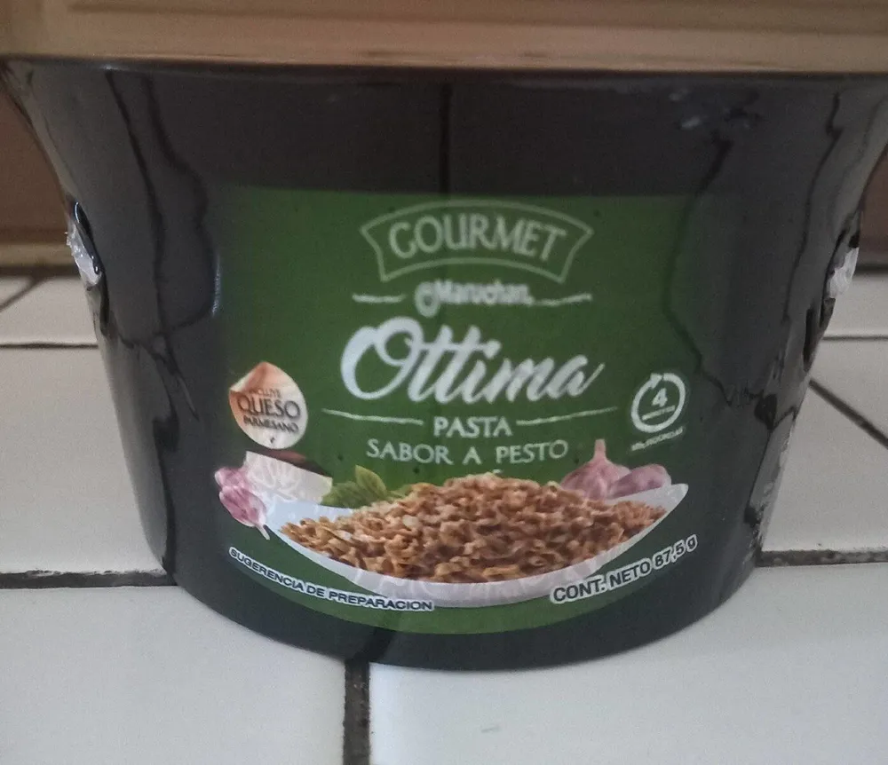 Pasta sabor a pesto