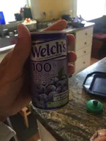 100% grape juice from concentrate with added ingredients, grape
