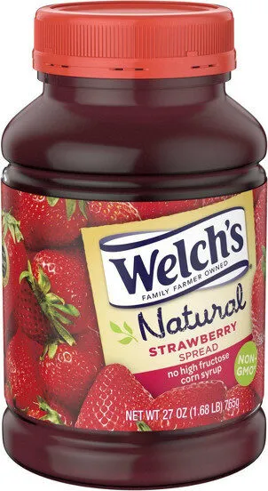 Natural Strawberry fruit spread
