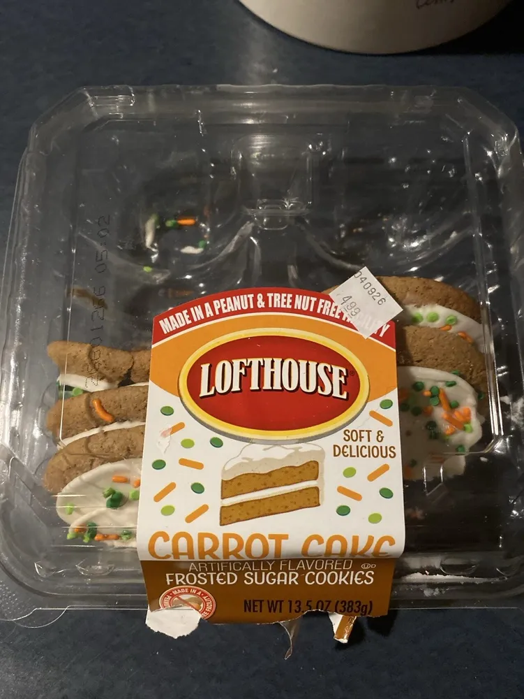 Carrot Cake Frosted Sugar Cookies