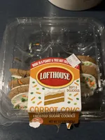 Carrot Cake Frosted Sugar Cookies