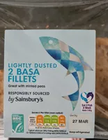 Lightly dusted basa fillet