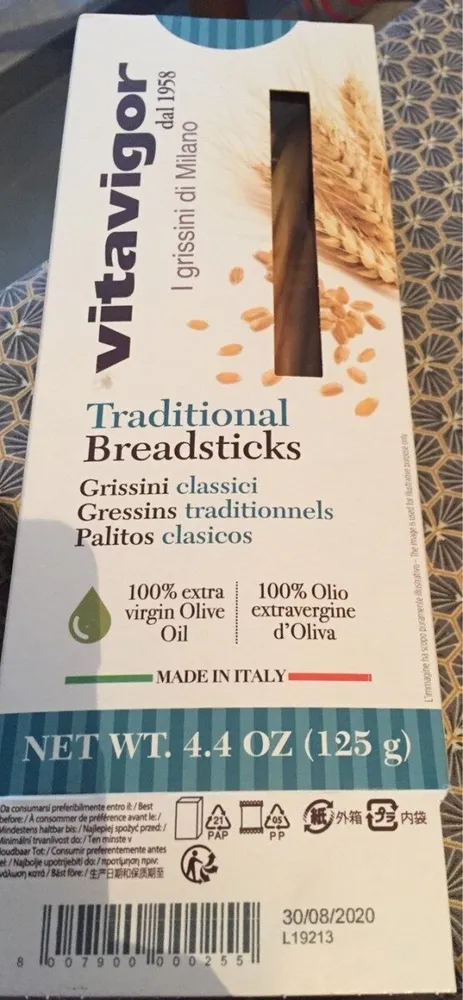 Gressins huile d'olive