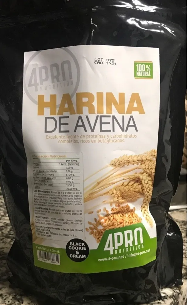 Harina de avena