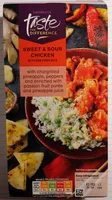 Sweet and sour chicken with egg fried rice