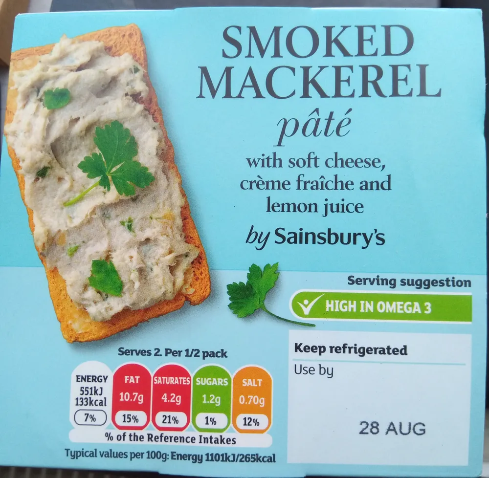 Smoked mackerel pate