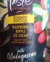 Raspberry ripple ice cream