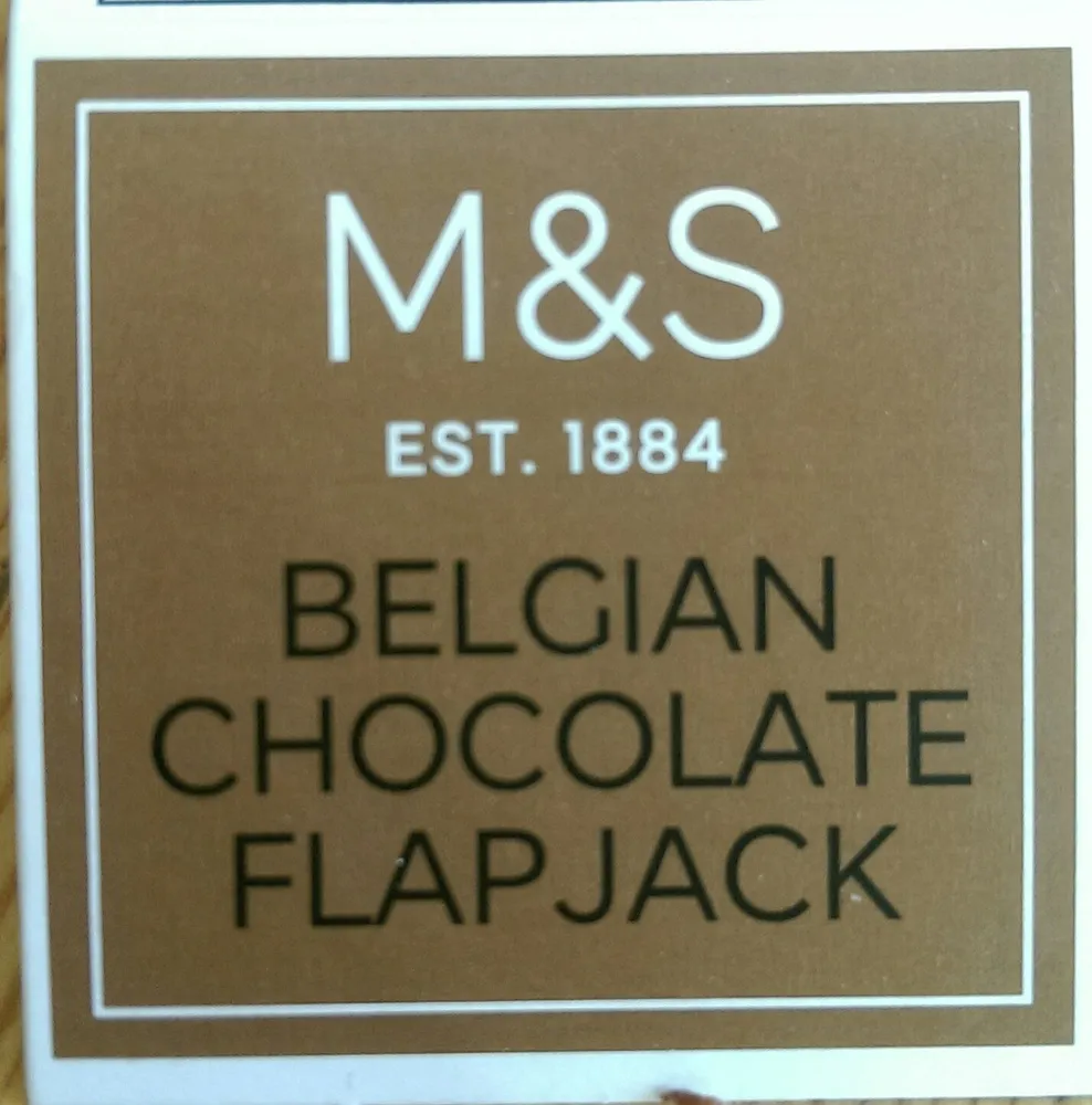 Belgian chocolate flapjack