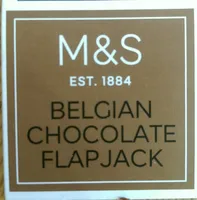 Belgian chocolate flapjack