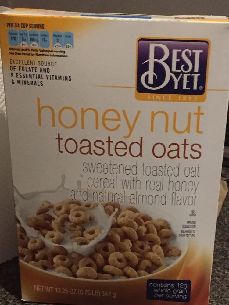 Honey nut toasted oats
