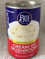 Cream of mushroom soup