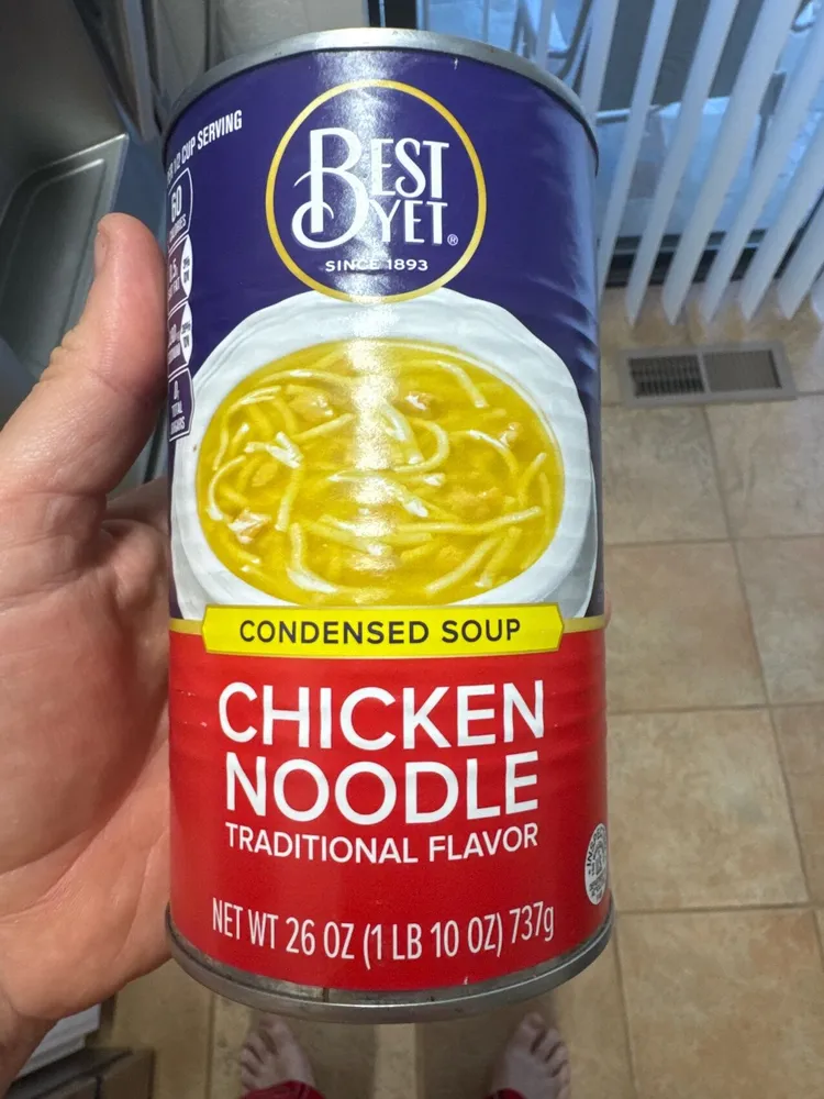 Chicken noodle condensed soup