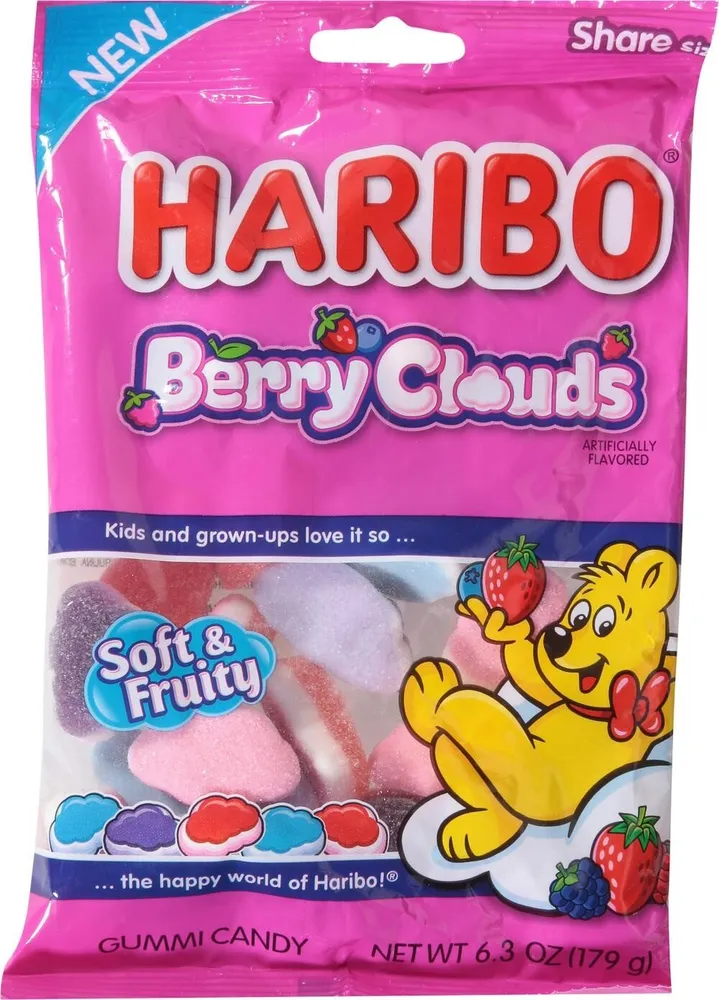 Gummi Candy, Berry Clouds, Share Size