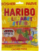 Alphabet letters gummy candy