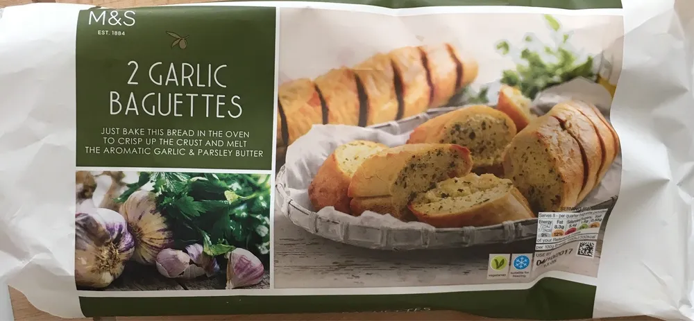 2 garlic bread