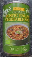 Hearty Organic Rustic Italian Vegetable Soup