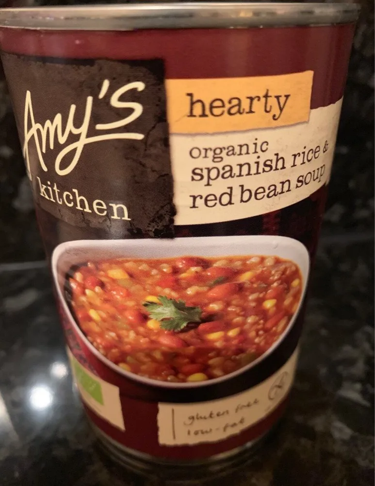 Amys Red Spanish Rice & Bean Soup 416g 20% OFF!
