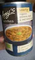 organic quinoa, kale & red lentil soup