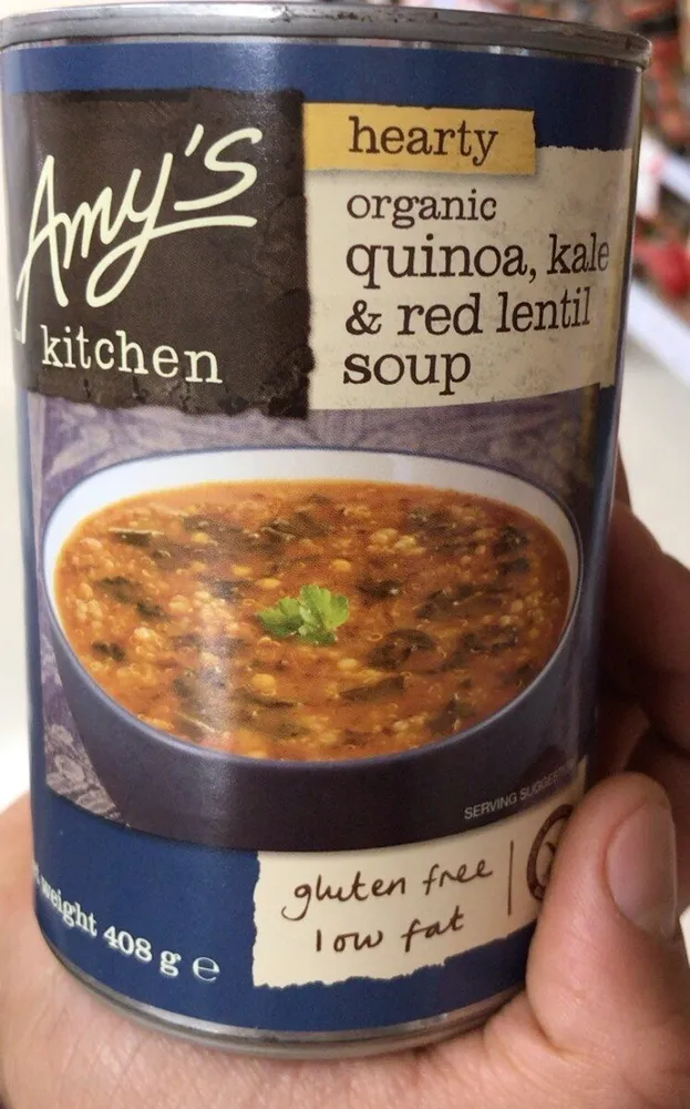 Quinoa kale and red lentil