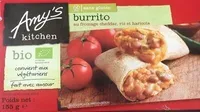 Burrito au cheddar, riz et harricots
