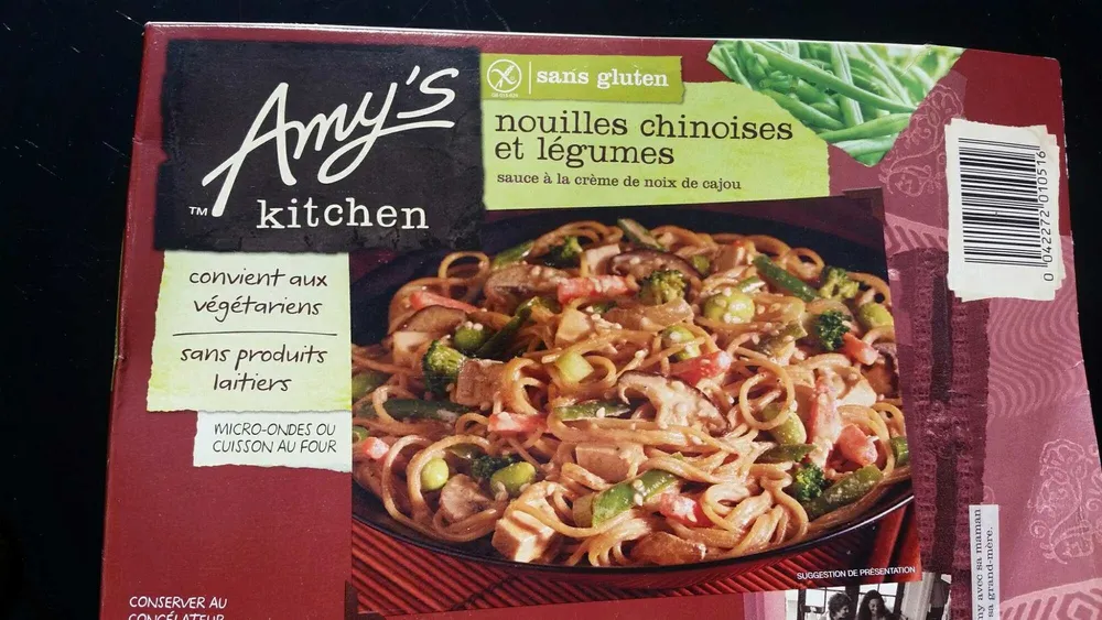 Nouilles chinoises et légumes
