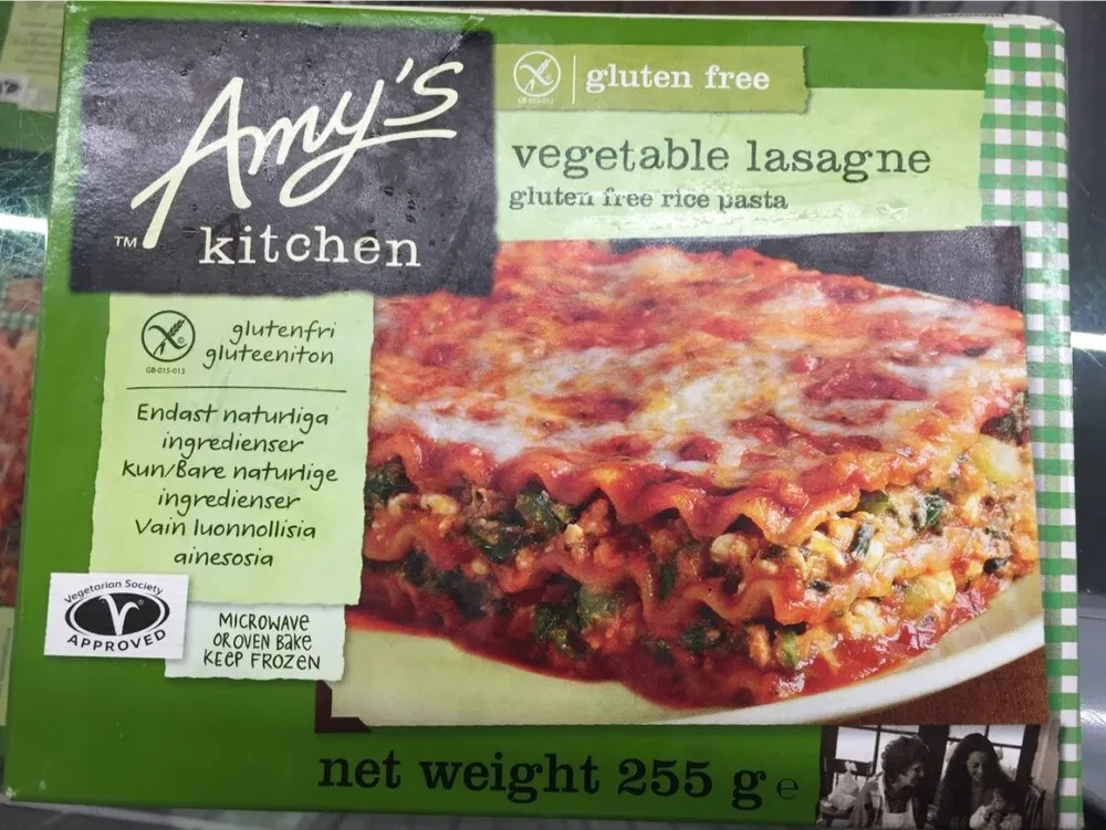 Vegetable lasagne