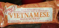 Vietnamese Inspired Banh Mi Veggie Wrap