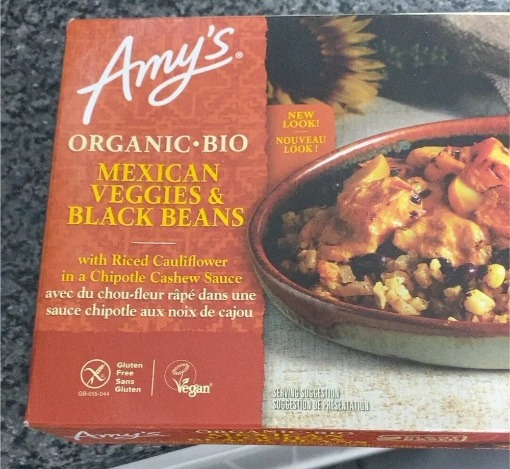 Mexican veggies & Black Beans