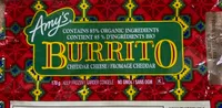 Cheddar Cheese Burrito