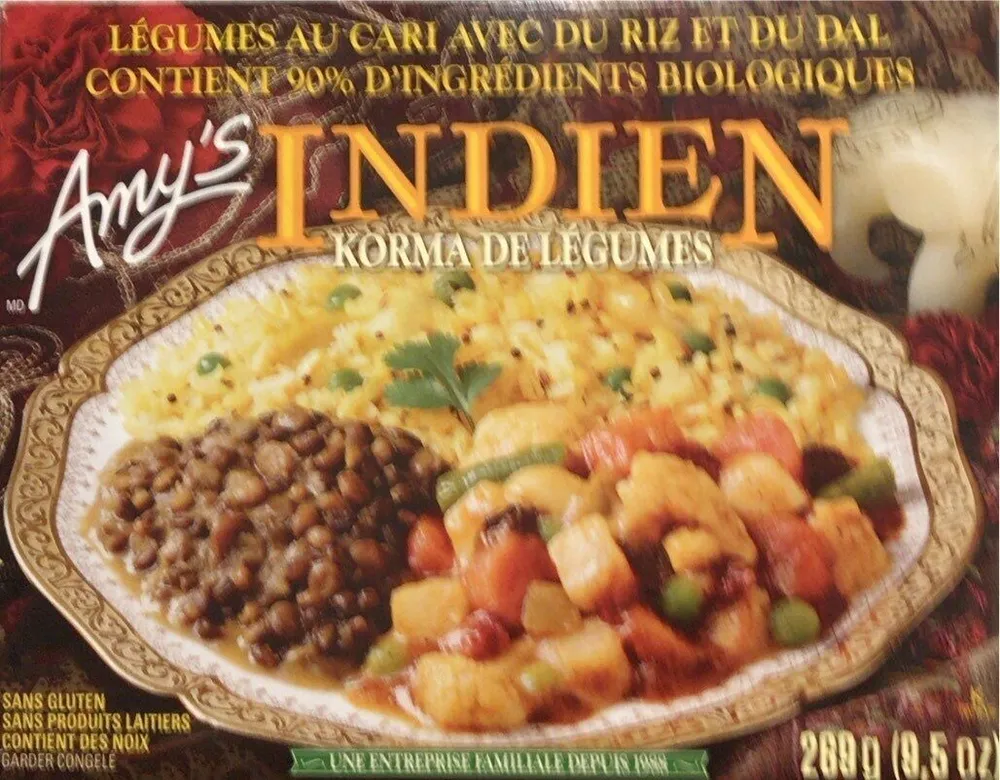 Indien korma de légumes