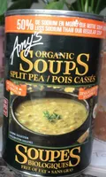 Soupe biologique aux pois