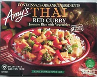Thai Red Curry Jasmin Rice with Vegetables