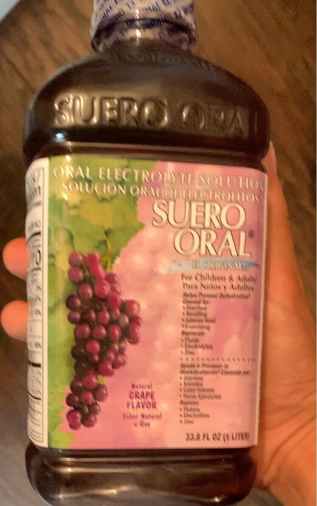 Grape suero oral