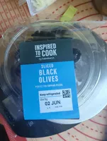 Pitted black olives