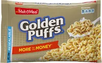 Golden puffs breakfast cereal