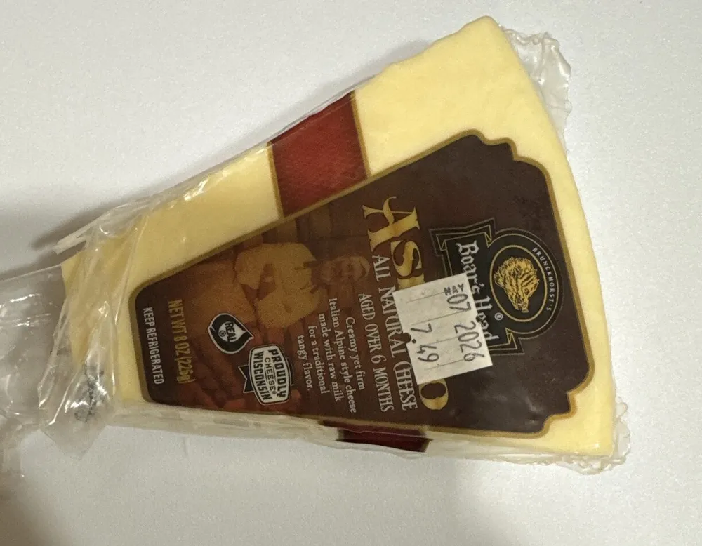 All Natural Asiago Cheese