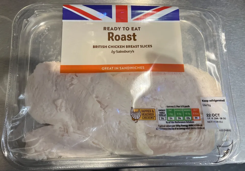 Ready to Eat Roast British Chicken Breast Slices