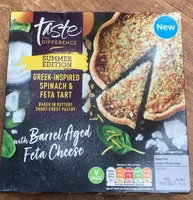 Greek inspored spinach and feta tart