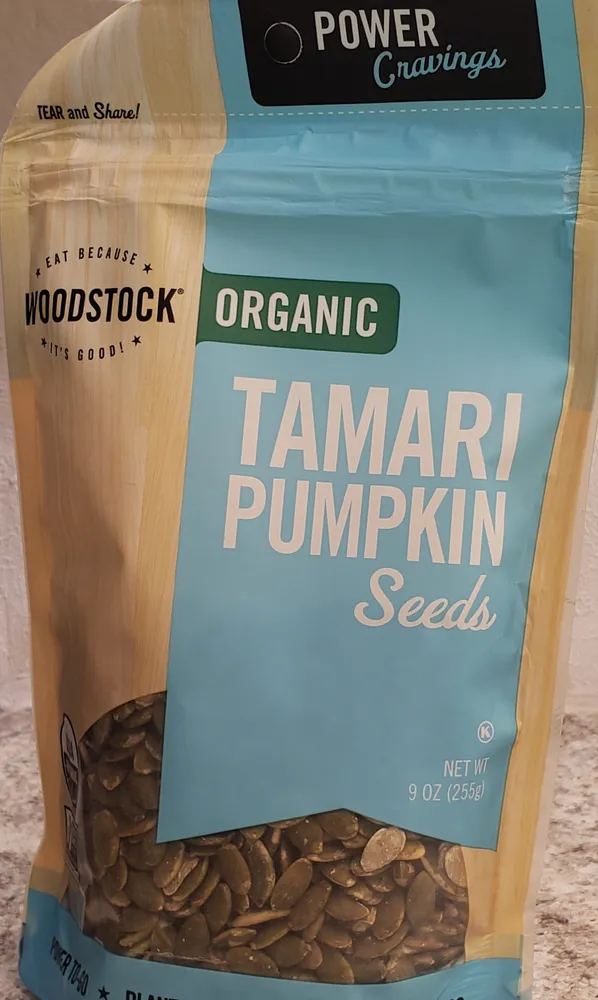 Organic tamari pumpkin seeds