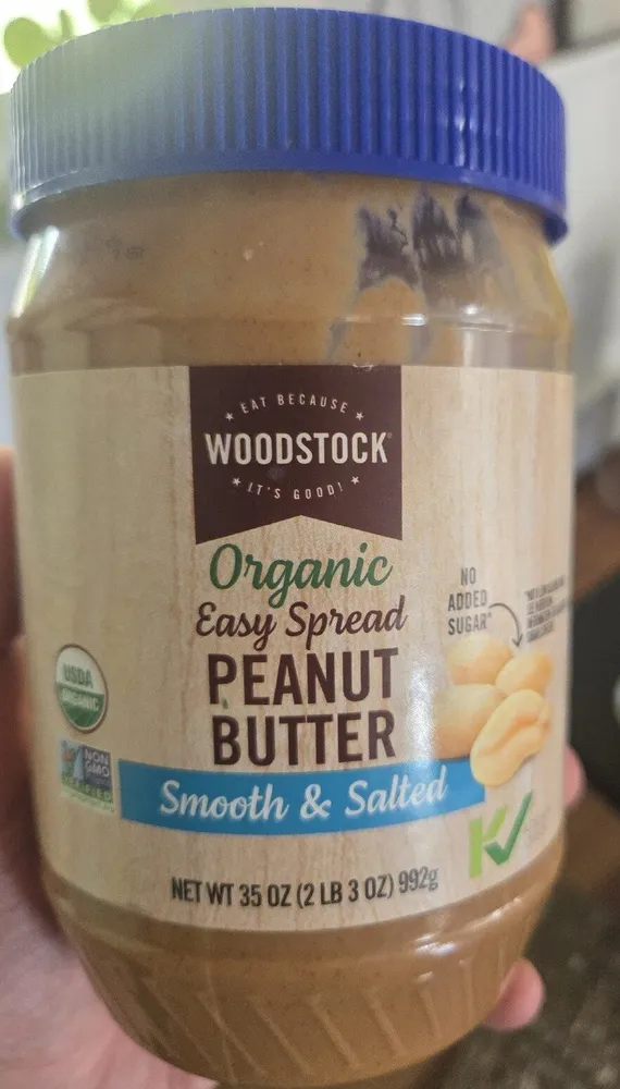 Easy Spread Smooth Organic Peanut Butter