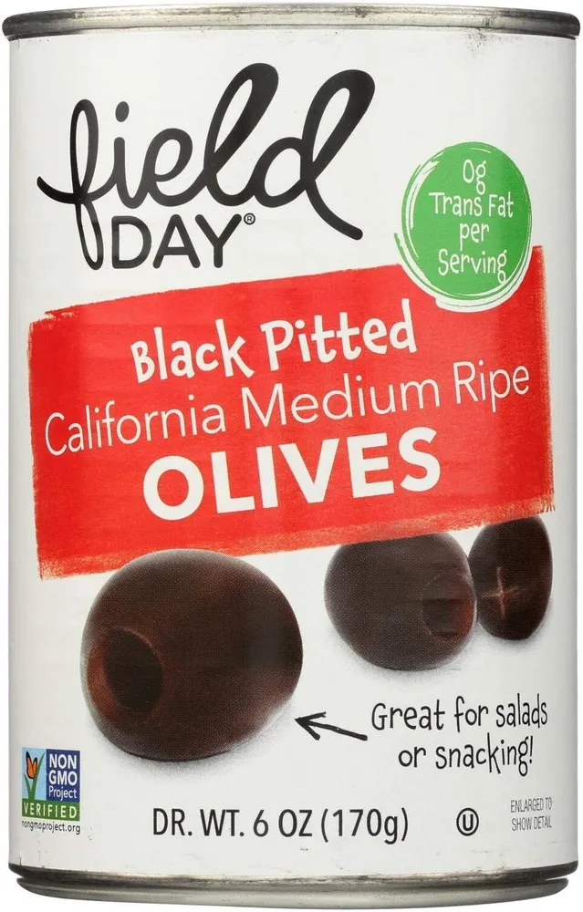 Black Pitted Medium Ripe Olives
