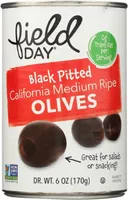 Black Pitted Medium Ripe Olives