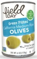 Green Pitted Medium Ripe Olives