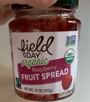 Organic Raspberry Fruit Spread