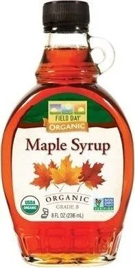 Field day organic dark color robust taste maple syrup